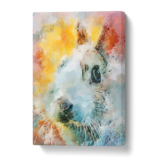 'Bunny Rabbit' Painting on Wrapped Canvas