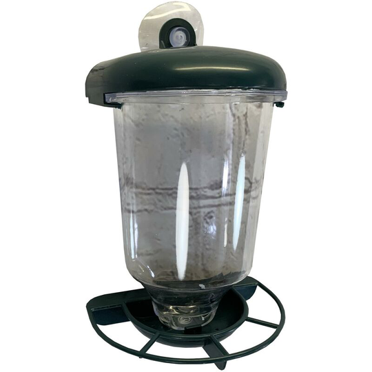 Clear View Window Bird Seed Feeder