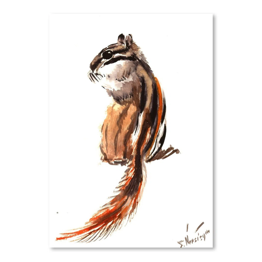 Chipmank by Suren Nersisyan Art Print