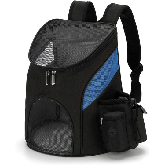 Dog carrier Backpack Cats Cat carrier Dog carrier for small dogs with removable cushion for travelling s Black