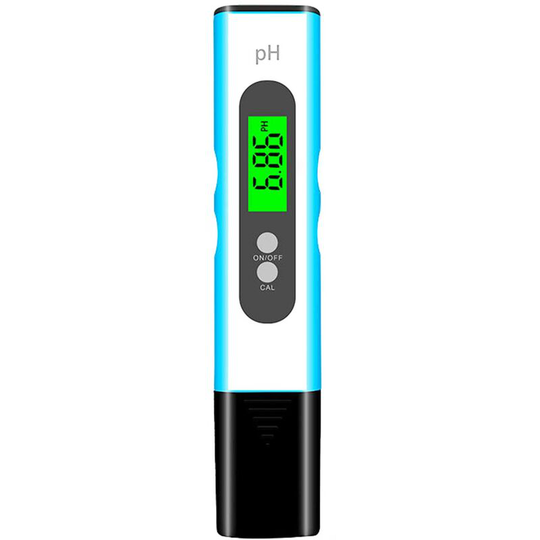 Backlight ph Test Pen High Precision Portable ph Detecting Instrument Fish Tank ph Tester ,Blue & White