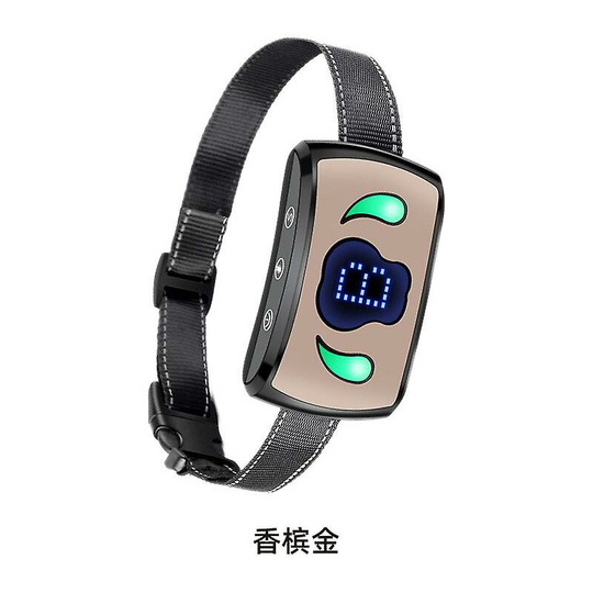 Thsidne Dog Trainer Bark Stopper Rechargeable Waterproof Collar Pet Supplies Dog Trainer Remote Control 718b gold