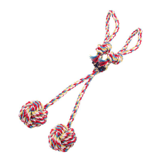 2 Pieces Dog Chew Toys - Puppies Chew Toys Washable Cotton Ropes for Small to Medium Sized Dogs - Dog Toys