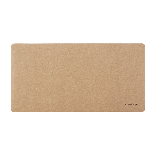 Asupermall - Mouse Pad Natural Cork Texture Desk Mat Waterproof Dustproof Large Size Desktop Laptop Mouse Pad for Home Office Game,Natural life