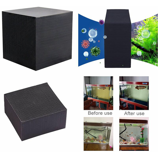 Water Purifier Cube Aquarium Filter Eco-Aquarium Filter Ultra Strong Filtration & Absorption 10X10X5CM