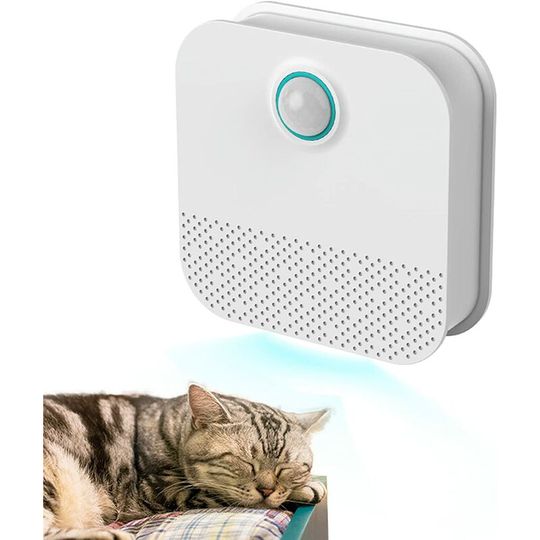 Smart Air Purifier for Pets and Cats usb Charging Smart Cat Litter Deodorizer Dog Deodorizer Mini Air Purifier, Easy to Install
