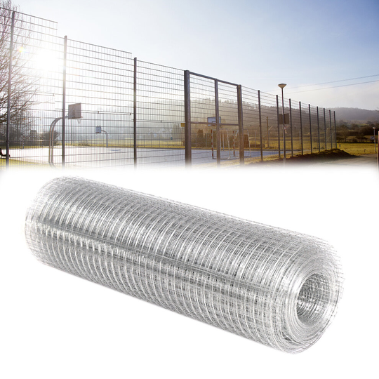 (0.9*15M) Galvanised Welded Wire Mesh Roll Chicken Run Rabbit Fencing Aviary Fence