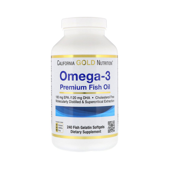 (100 Softgels) California Gold Nutrition,Omega-3,Premium Fish Oil