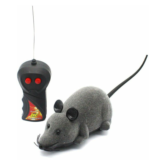 Elektrische Maus Fernbedienung Haustier Spielzeug Maus Form Lustiges Katzenspielzeug