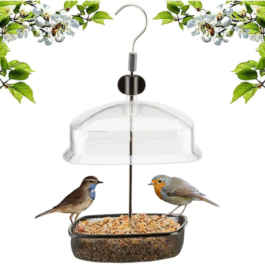 Hanging Garden Wild Bird Feed Feeder Station with Height Adjustable