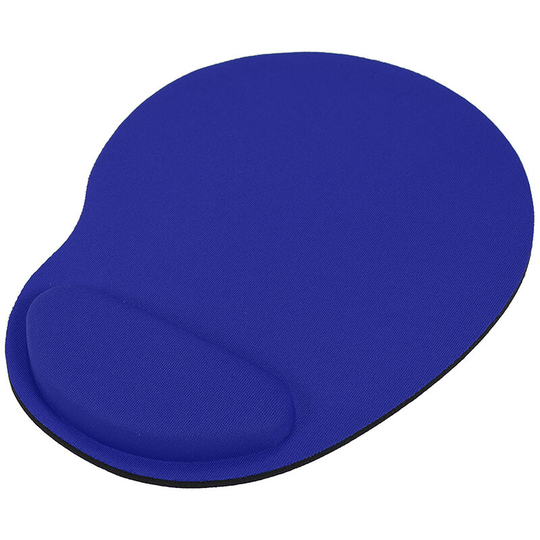 Mouse Pad Comfortable Mouse Mat with Wrist Rest Support for pc Laptop(Blue),Blue - Blue