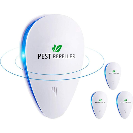 Bearsu - Ultrasonic Repellent, Insect Rodent Repellent, Mosquito Repellent, Electric Fly Repellent, Indoor Mouse Repellent Device, Mosquito,
