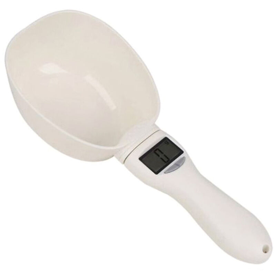 Measuring Spoon Cup Pet Food Water Scoop Kitchen Scale Spoon Portable Removeable With Led Display Dog Feeding