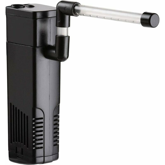 Naxunnn - Aquarium Internal Filter with 3------W 200L/H Flow Water Pump, Internal Filter for Freshwater Aquarium up to 40L
