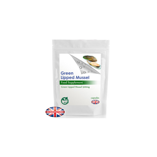 Strong 500mg Green Lipped Mussel Extract 60 Capsules Joint Support UK