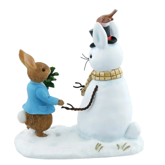 Rabbit and Snow Rabbit Figurine