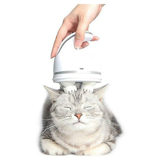 Father's Day Thsinde Electric Cat Toy Pet Head Massager Cats Handheld Massage Brush Automatic Grooming Tools