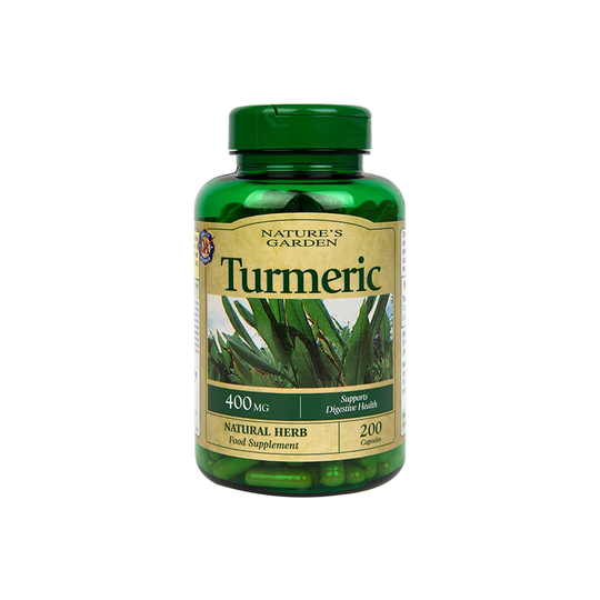 Nature's Garden Turmeric 400mg containing Curcumin 100 Capsules