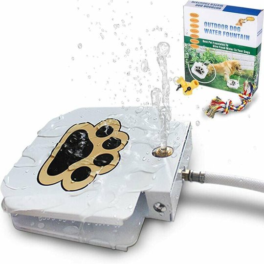 Monly - Pet Water Fountain, Outdoor Automatic Dog Water Dispenser, Cat Dog Water Fountain, Self Watering Pets