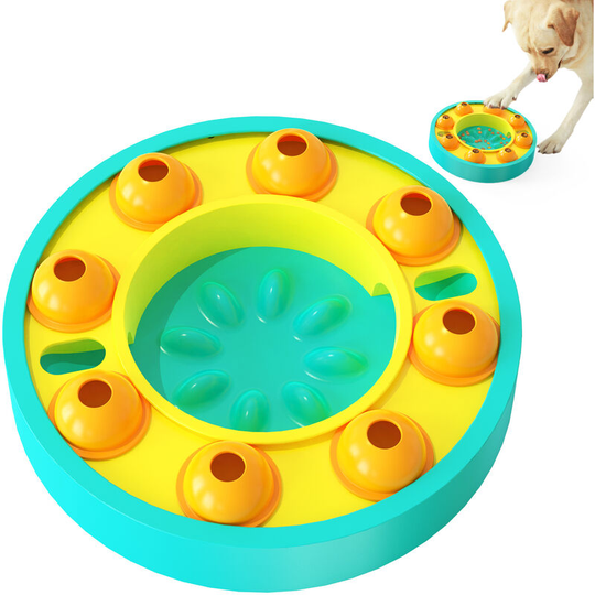 Dog Puzzle Toy, Pet Feeding Bowl for Small Medium Dogs, Feeding Bowl for Dogs Puppies Interactive Toys for Dogs Cats, Dog Puzzle Toy Dog Toy Bowl