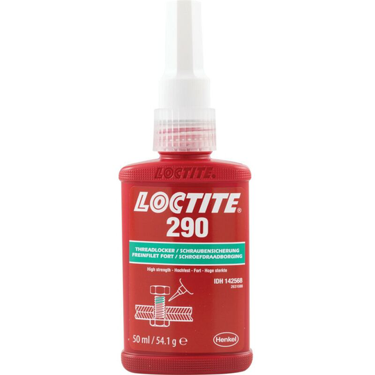Loctite - 290 High Strength Thread Locking Compound 50ml - Green