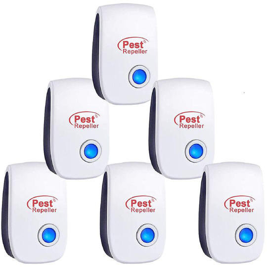 Ultrasonic Insect Rodent Repeller 6 Pack Mosquito Repellent Indoor Electronic Insect Repellent
