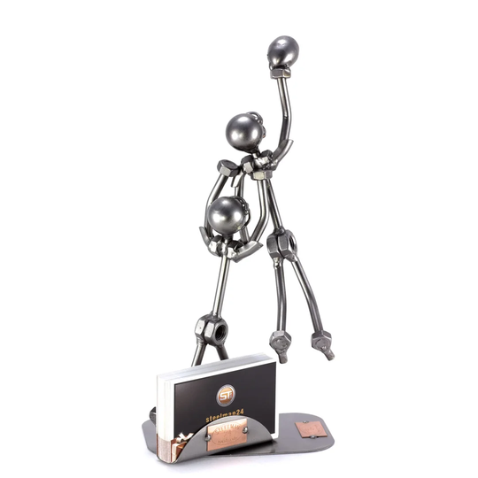 Football Receiver Screw Man Place Card Holder