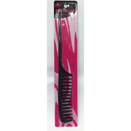 (BONE TAIL COMB) Professional Standard Rat Tail Bone Pin Comb For Multi Purpose Use New Black