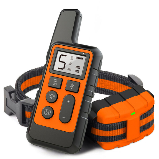 MUFF Pet Supplies Dog Trainer with Remote Control Remote Control Dog Training Electric (orange)
