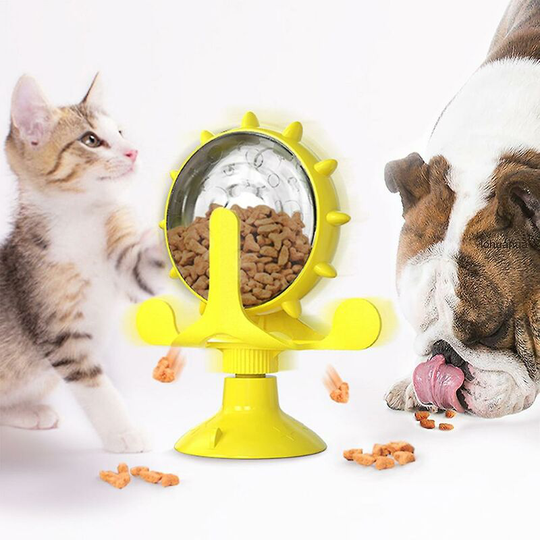 Interactive Treat Leaking Toy For Small Dogs Original Slow Dog Feeder Funny Dog Wheel Pet Products Accessories For Dropshipping,, - Thsinde