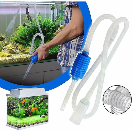 Aquarium siphon Aquarium siphon vacuum cleaner pump Semi-automatic water change filter