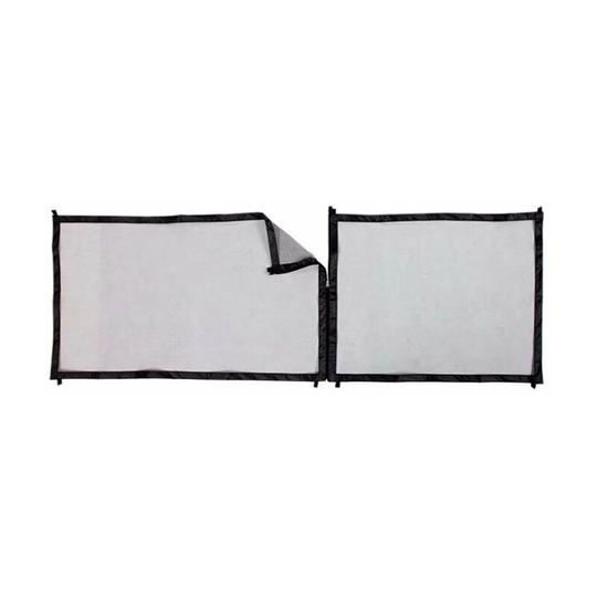 210 x 71.6cm Mesh Dog Gate, Portable Folding Breathable Dog Safety Magic Gate Keep Pets or Baby Safety, Anywhere Installed Isolation for Stairs and