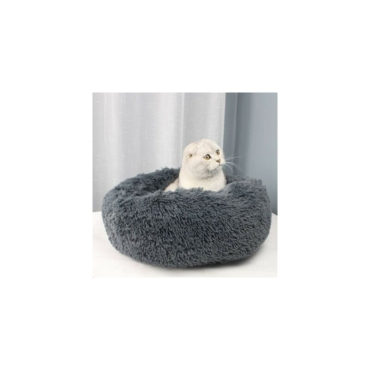 Cat Bed Extra Soft Comfortable and Cute Dog Bed, Washable Cat Bed Cushion, Cat Cushion Suitable for Cat and Small Dog , Dark Gray 40cm