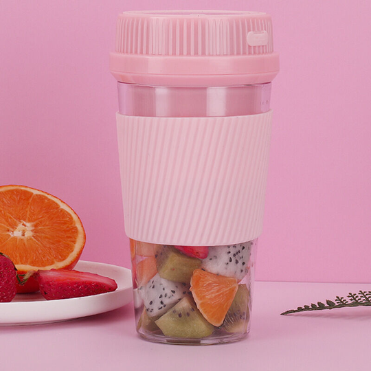 MUFF Portable Blender - Mini Personal Blender - Juicer - Juice Cup, Smoothie Masher, Multiple Blades, Rechargeable USB Port, Waterproof Outdoor