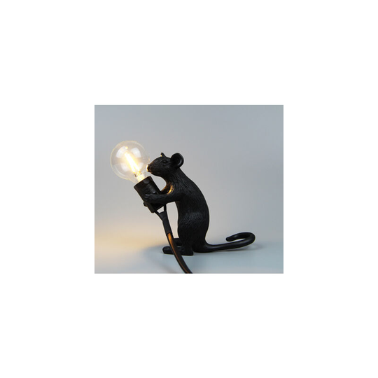 MUFF 3pcs Table Lamp Nordic Creative Resin Table Lamp Home Room Decoration Gift Night Light (Black, Without Light Source)