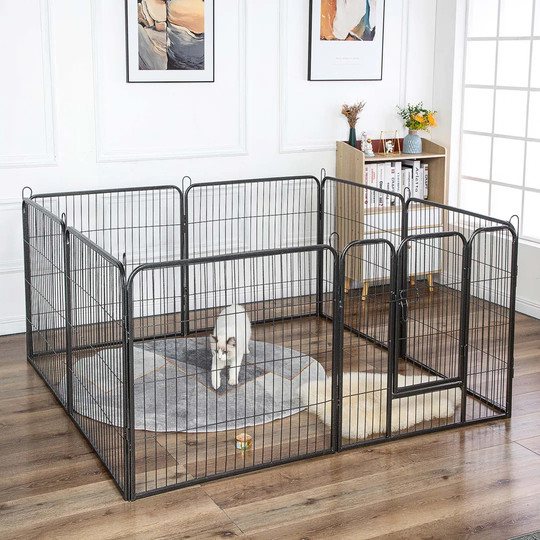 Dark 80cm Dog Pet Pen