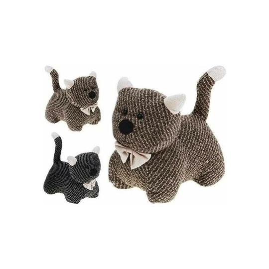 The Magic Toy Shop - Large Heavy Fabric Animal Kitten Door Stop Home Office Cuddly Toy Doorstop - assorted