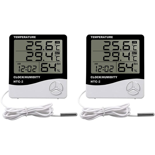 2pcs Aquarium Thermometer Fisch Tank Temperatur Hygrometer Thermometer