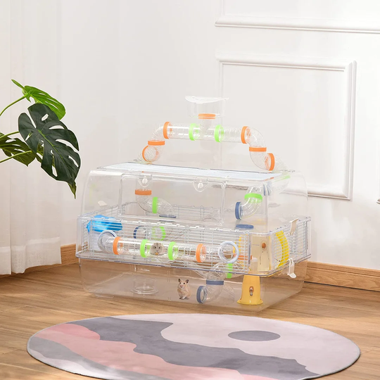 Anja Hamster/Gerbil Cage with Ramp