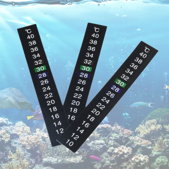 Benobby Kids - 6pieces, thermometer sticker refrigerator aquarium fish tank decal tank digital thermometer sticker digital thermometer sticker