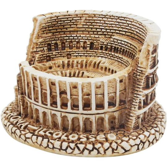Perle Rare - Rome Colosseum Aquarium Ornament Ancient Arena Roman Amphitheater Pet Decor