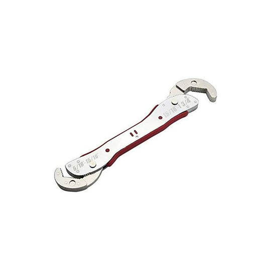 Denuotop - Adjustable 9-45 mm spanner, non-slip multi-function stainless steel double head, universal home tools, quick hand tool box end