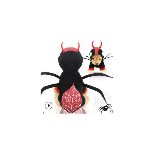 Pet Halloween Costume, Hooded Dog Coat, Pet Dog Costume, Pet Dog Halloween Spider Costume, Cat Dog Halloween Dress Up (Spider, xl)