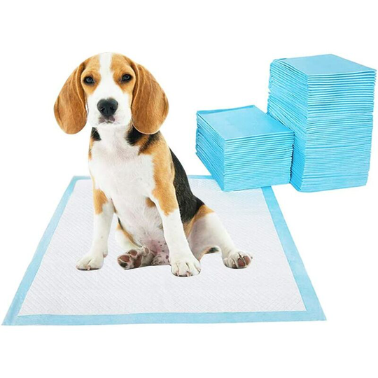 Puppy Trainer Pads Potty Training for Dog and Cat Absorbent Mat Waterproof Bottom Layer (M:60 x 45(50pcs))