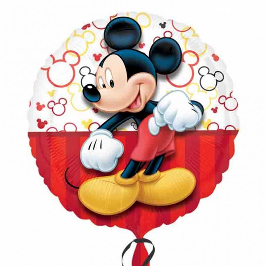 Anagram 18 Inch Circle Mickey Mouse Foil Balloon (18in) (Multicoloured) - Multicoloured - Disney