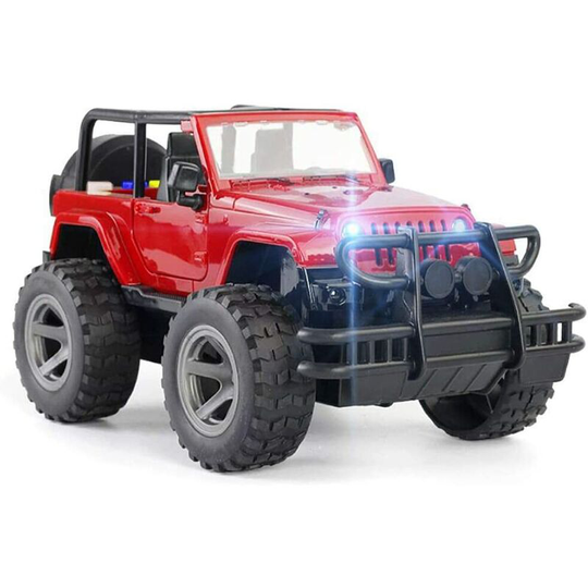 Automobile toy cross-country military fighter friction power toy car with interesting lights and sounds