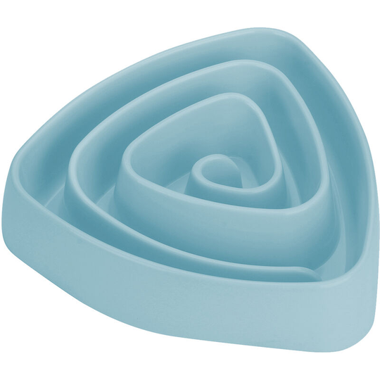 Insma - Pet Cat Slow Feeder Bowl Blue 31.5*7CM