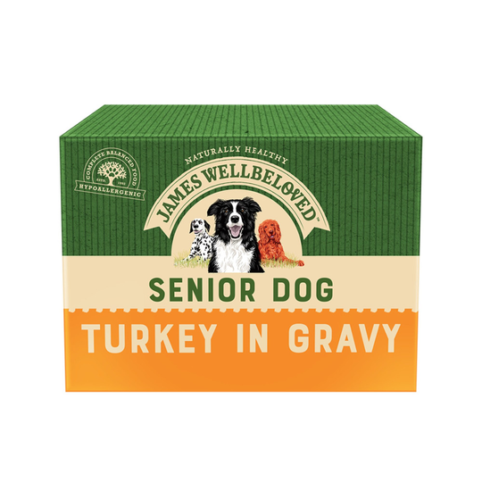James Wellbeloved Senior Pouches - Turkey with Rice - 10 x 150g