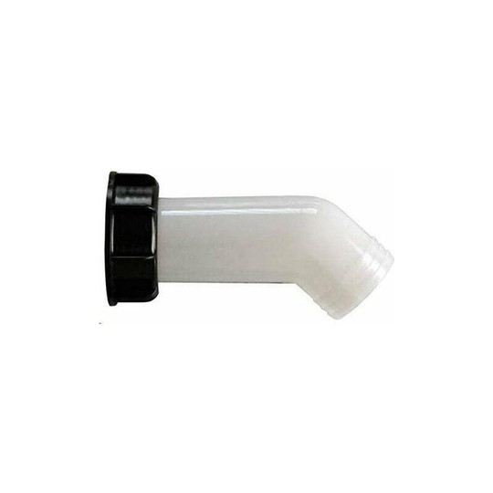 1PC 2' Drain spout with nut, for ibc tank tap connection 1000L water extension diameter rain watering