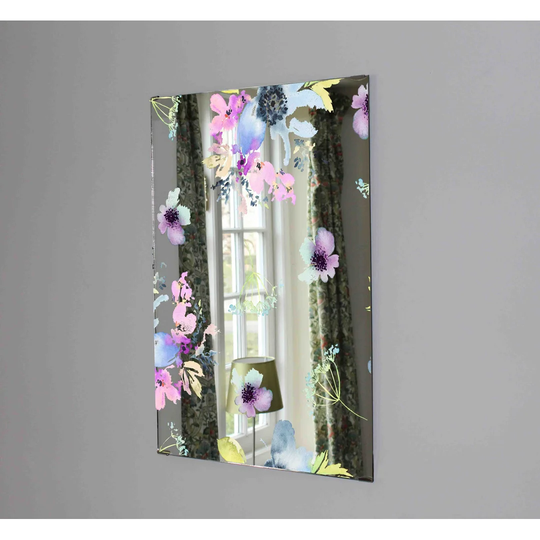 Flowers Watercolour Accent Mirror